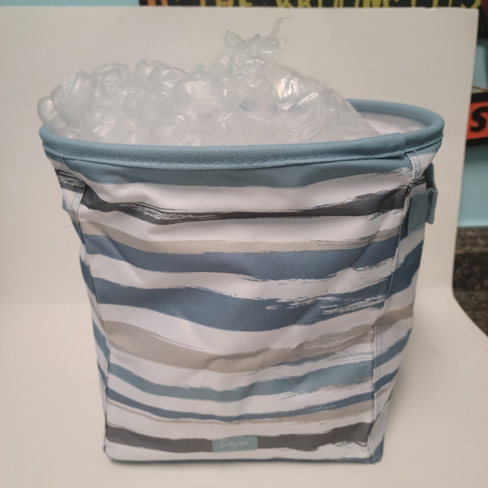 Thirty-one Mini Storage Bin in Brush Strokes